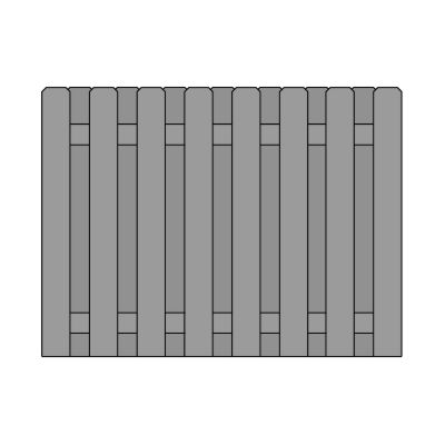 Types of Wood Fences Shadow Box